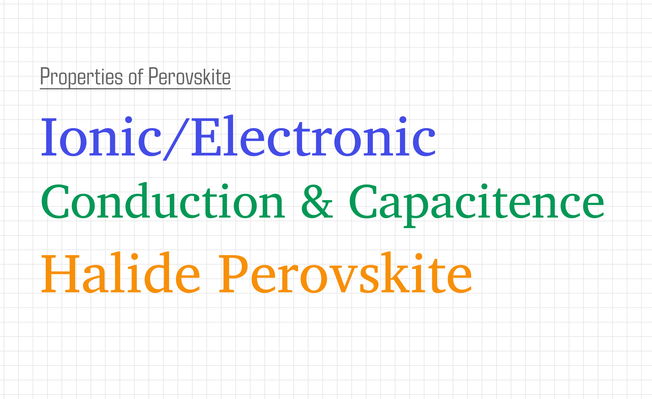 Ionic/Electronic Conduction and Capacitance of Halide Perovskite Materials